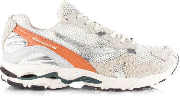 Mizuno Wave rider 10 snow white dawn lage sneakers unisex