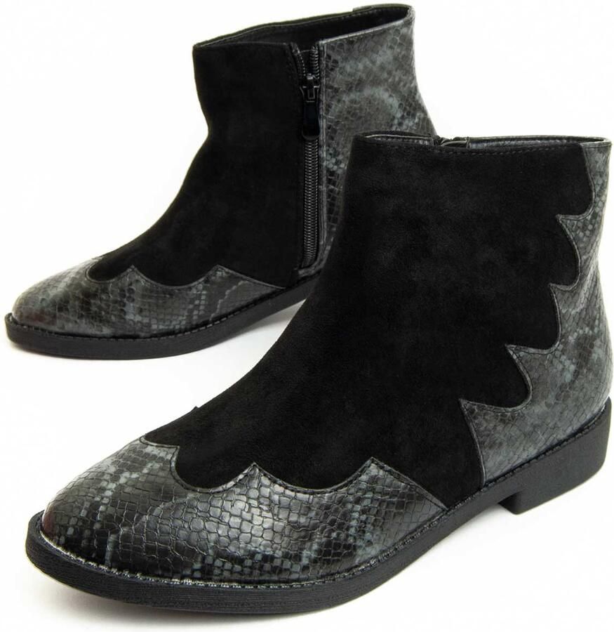 Montevita Enkelboots Bottivita8 In Zwart