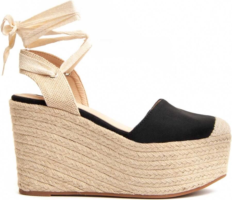 Montevita Espadrille Spartsum20 In Zwart