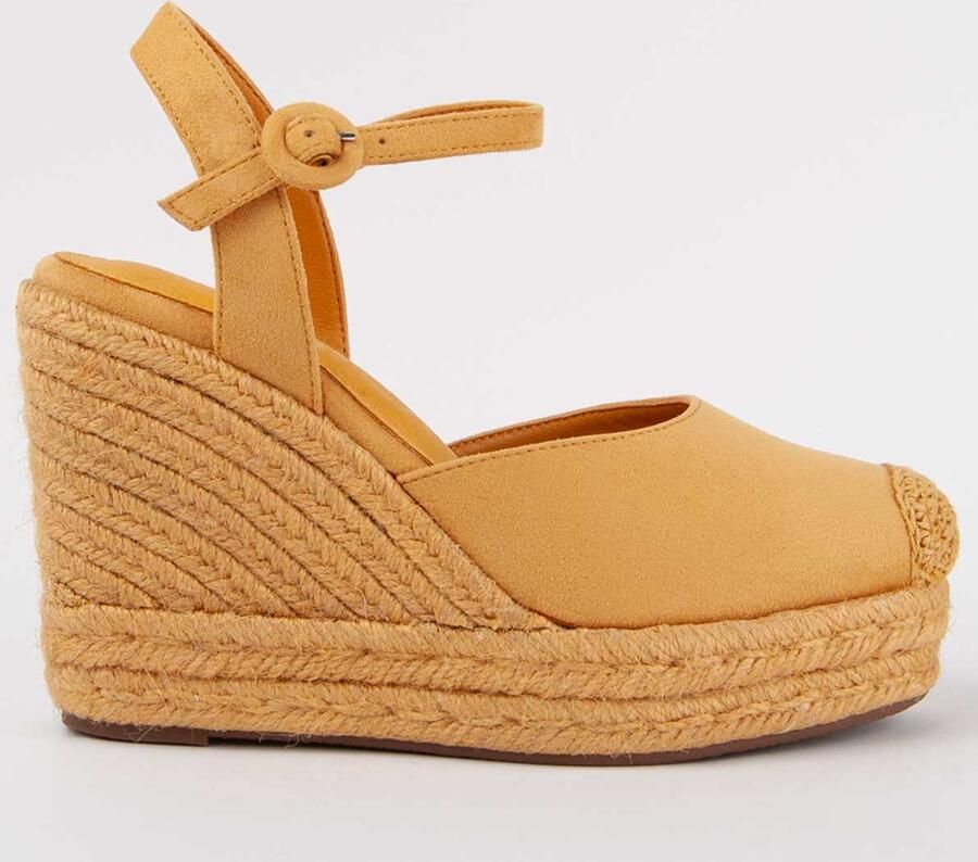 Montevita Espadrilles Met Een Sleehak Balenci10 Geel