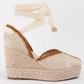 Montevita Espadrilles Met Een Sleehak Balenci12 Beige - Beige