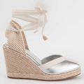 Montevita Espadrilles Met Een Sleehak Balenci2 Zilver - Zilver