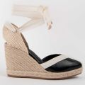 Montevita Espadrilles Met Een Sleehak Balenci2 Zwart - Zwart