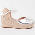Montevita Espadrilles Met Een Sleehak Balenci3 Zilver - Zilver