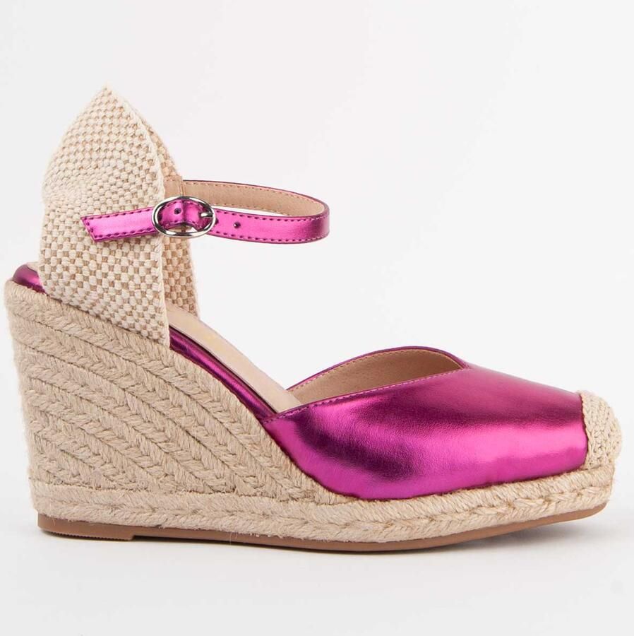 Montevita Espadrilles Met Een Sleehak Balenci4 Roze