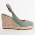 Montevita Espadrilles Met Een Sleehak Balenci7 Groen - Groen