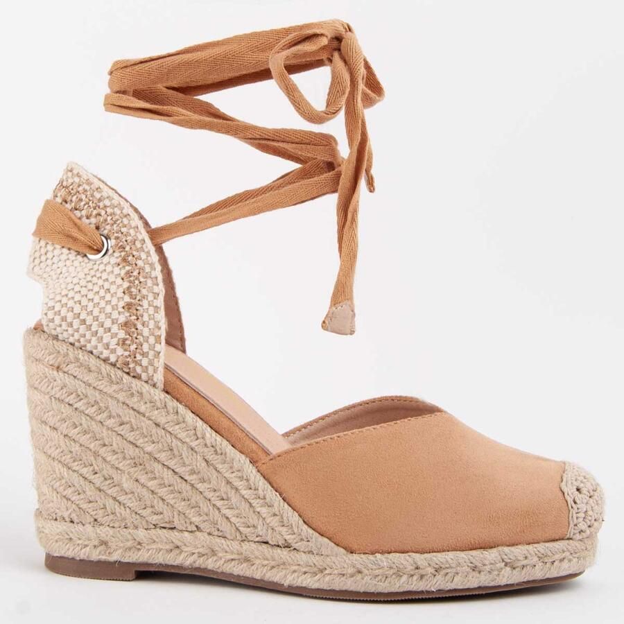 Montevita Espadrilles Met Een Sleehak Balenci8 Bruin