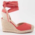 Montevita Espadrilles Met Een Sleehak Balenci8 Oranje - Oranje