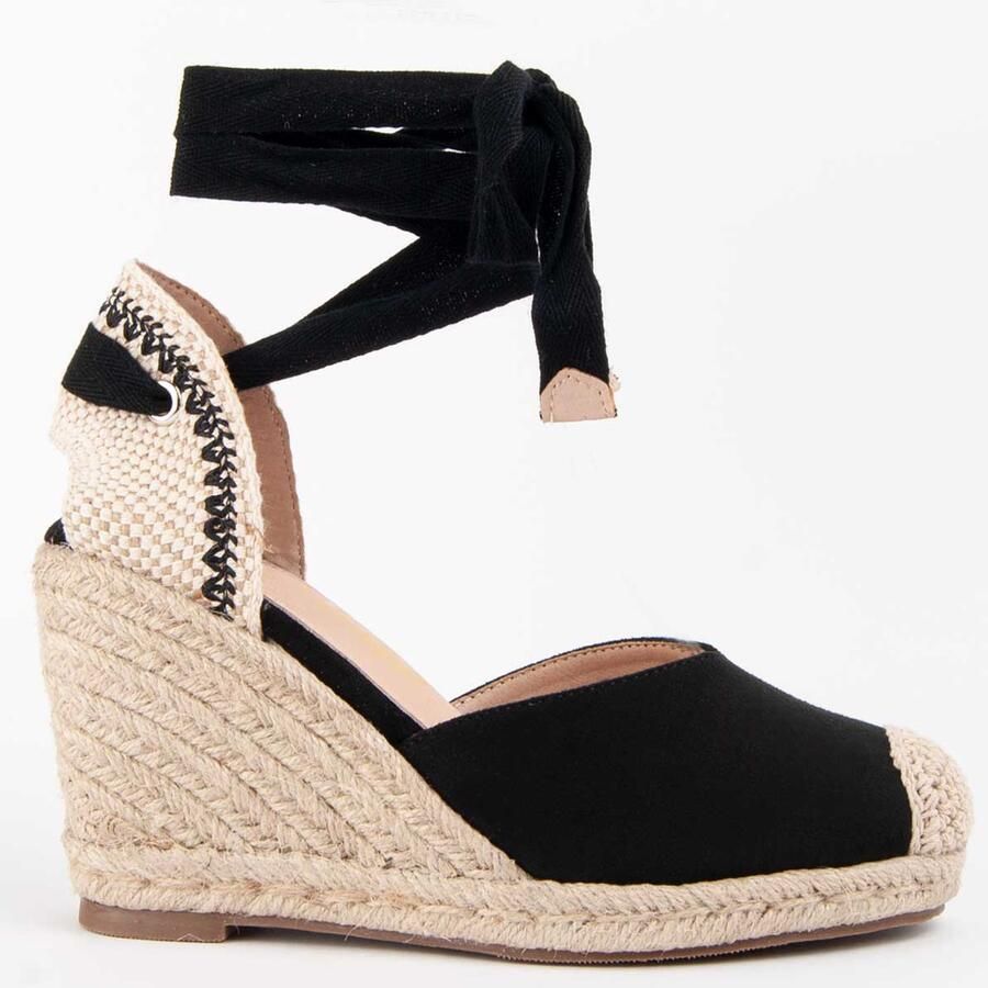 Montevita Espadrilles Met Een Sleehak Balenci8 Zwart