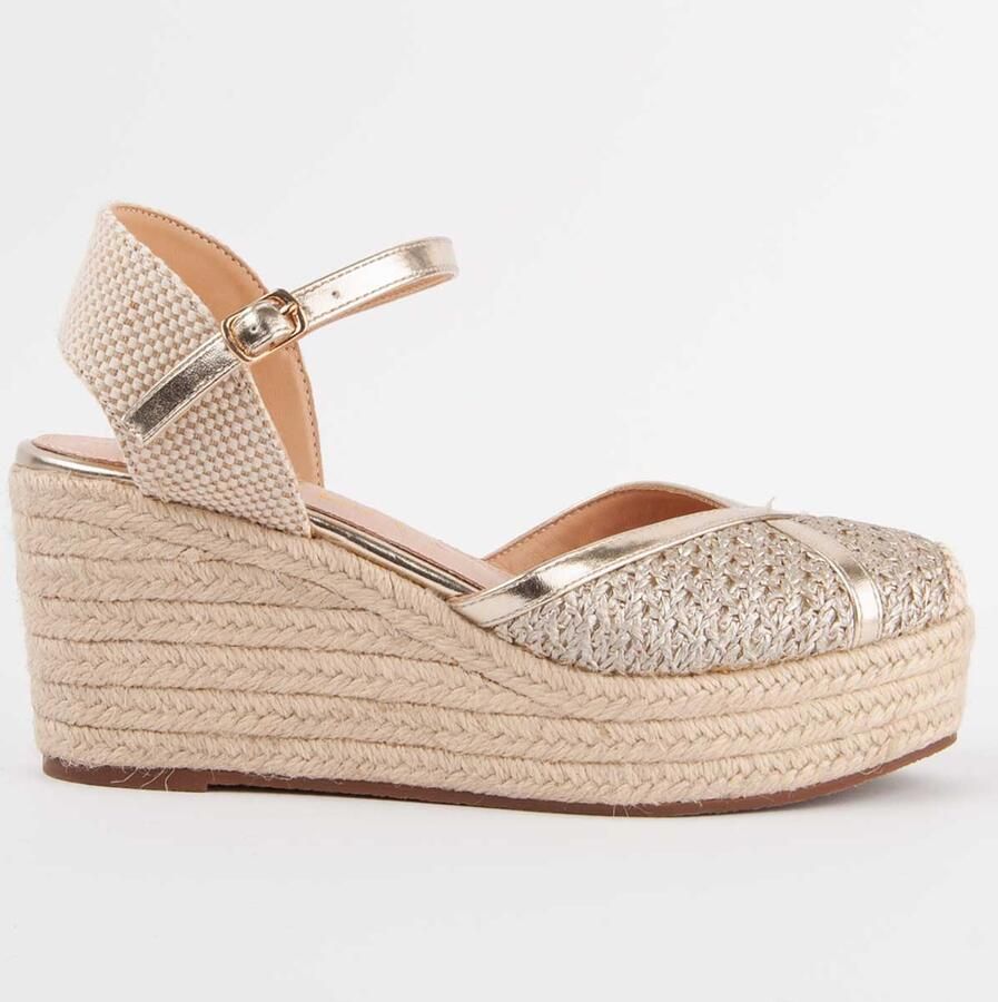 Montevita Espadrilles Met Een Sleehak Balenci9 Goud
