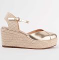 Montevita Espadrilles Met Sleehak Balenci3 Goud - Goud