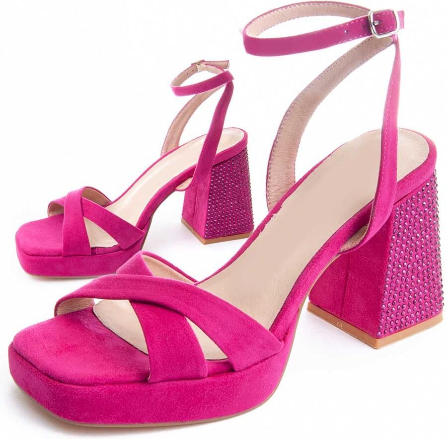 Montevita Hak Sandaal Festsand3 In Fuchsia