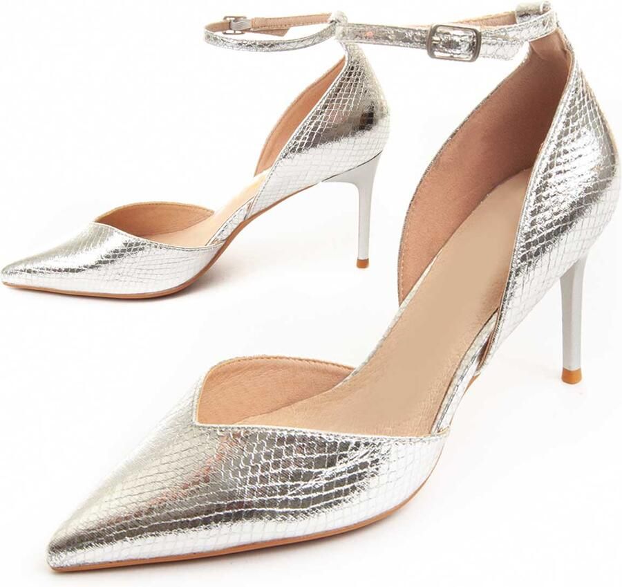 Montevita hakschoen Festshoe6 In Zilver