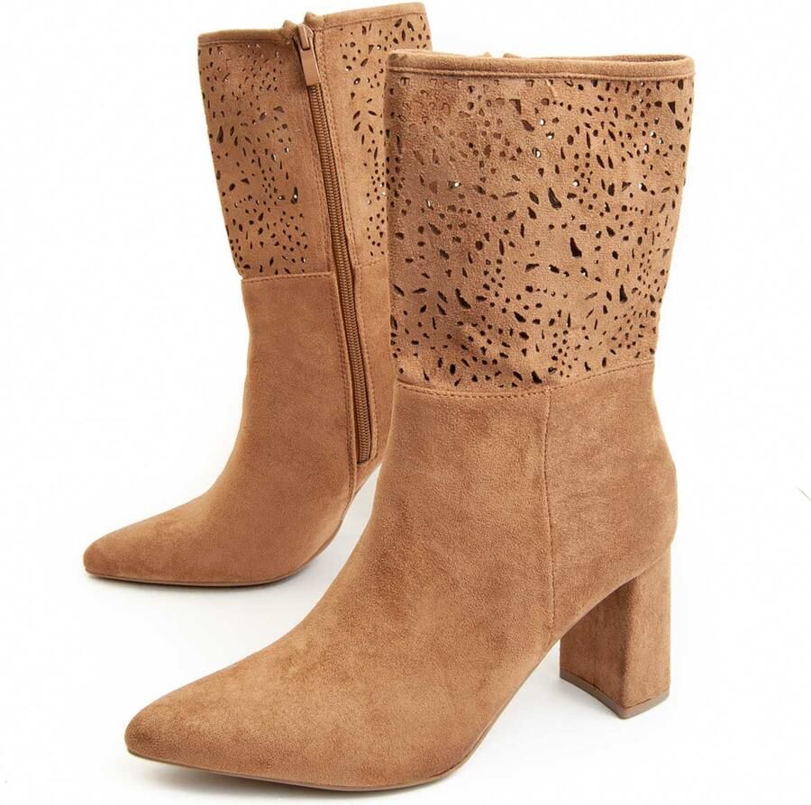 Montevita Heel Boot Bereta In Bruin
