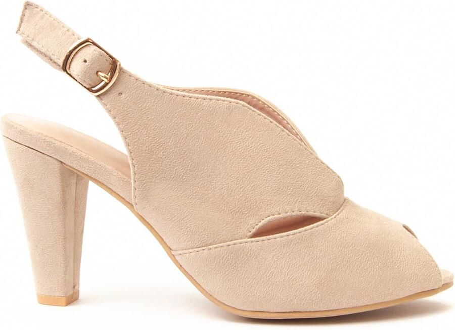 Montevita Heel Sandal Brihel14 In Beige