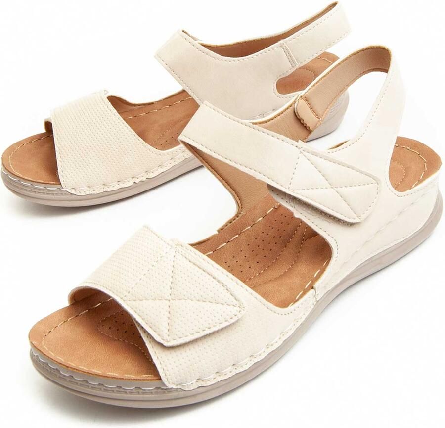 Montevita Heel Sandal Colina in Beige
