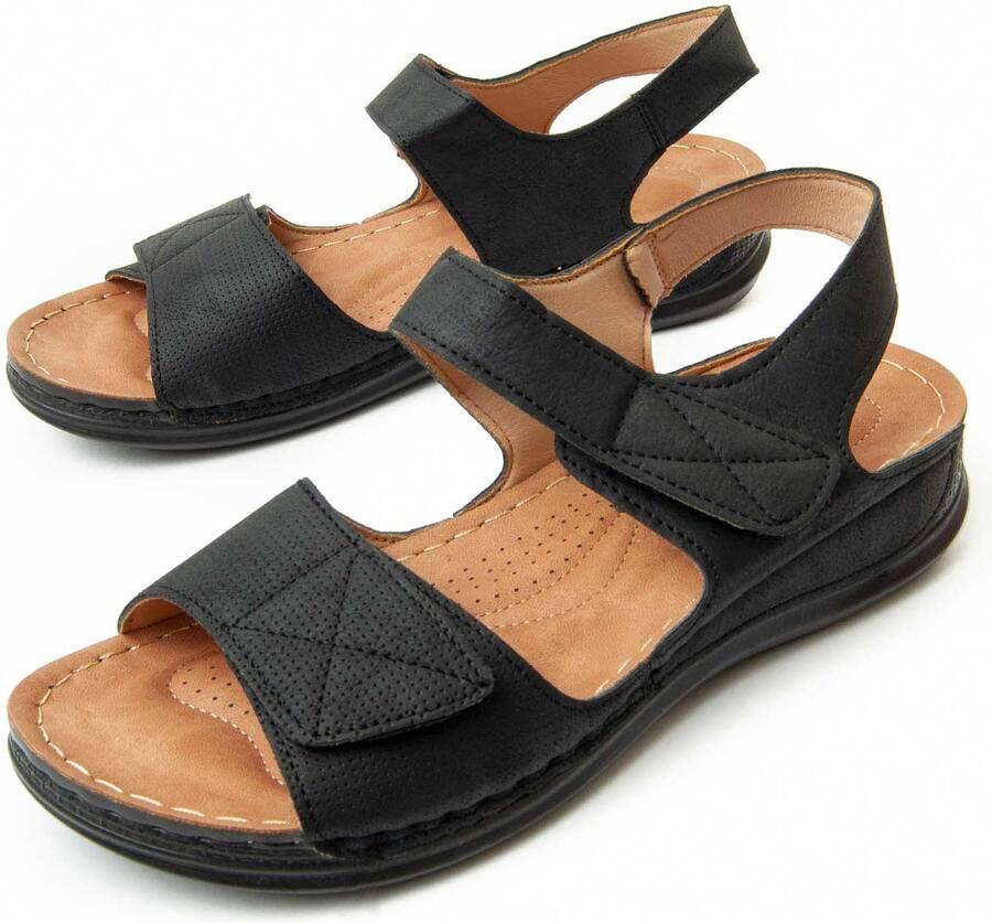 Montevita Heel Sandal Colina in Zwart