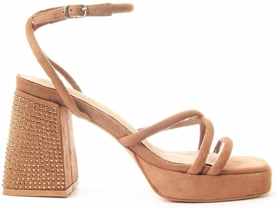 Montevita Heel Sandal Festsand in Bruin