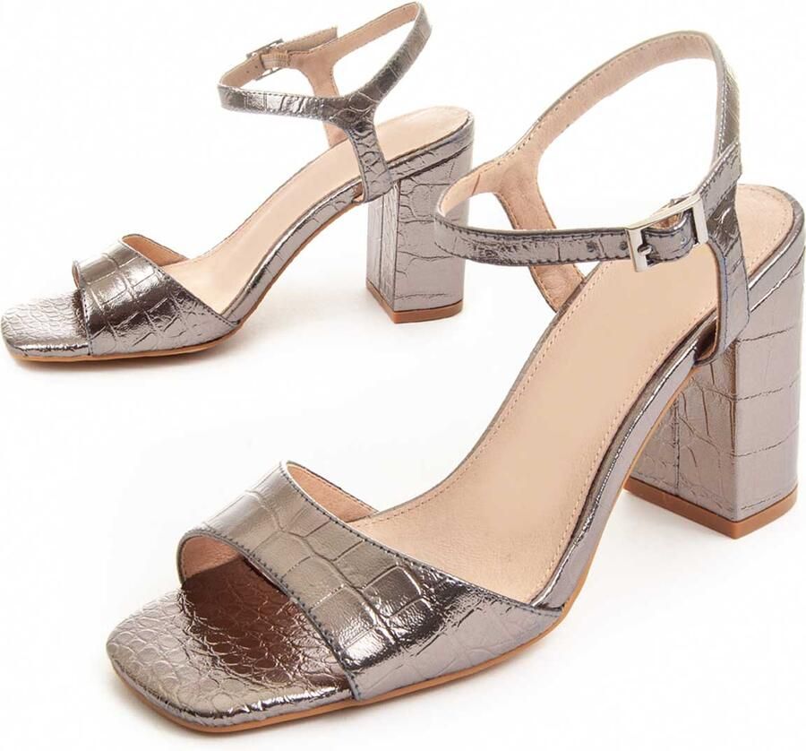 Montevita Heel Sandal In Zilver