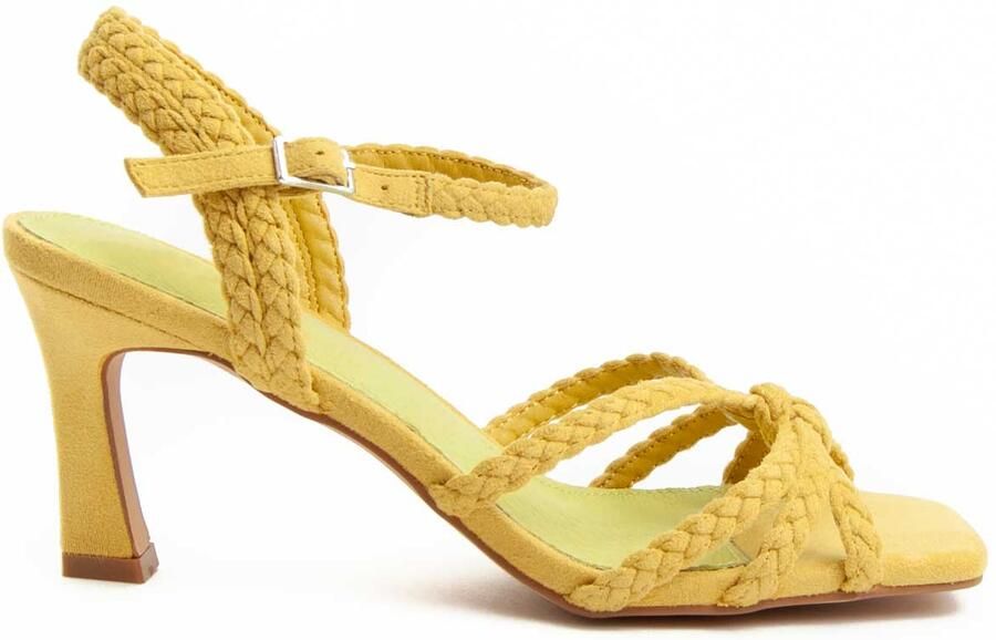 Montevita Heel Sandal Sanndal22 Geel