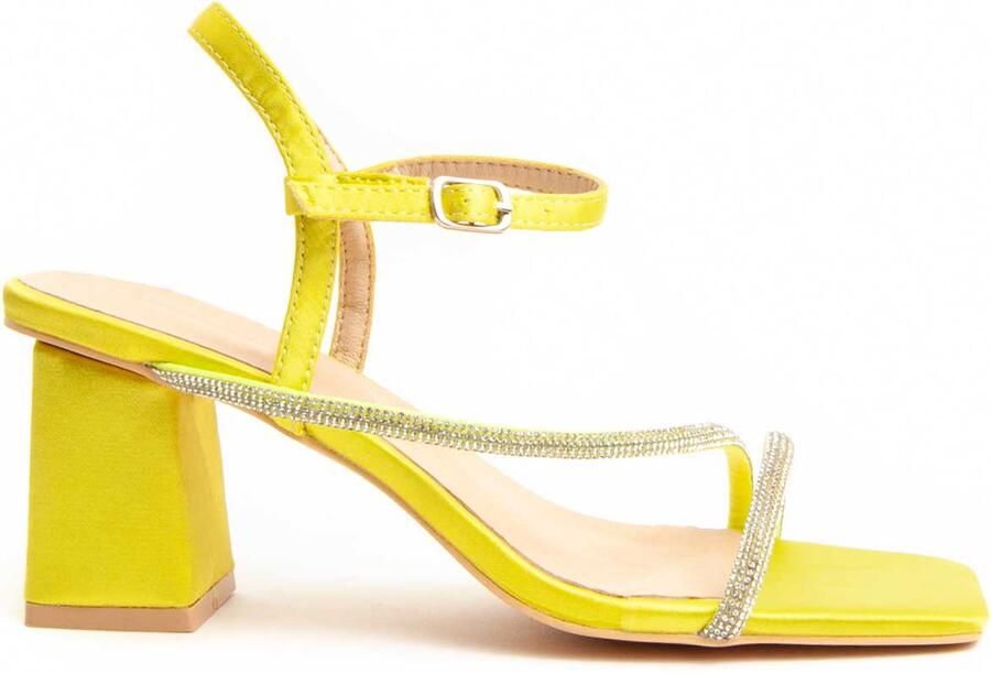 Montevita Heel Sandal Sanndarey Geel
