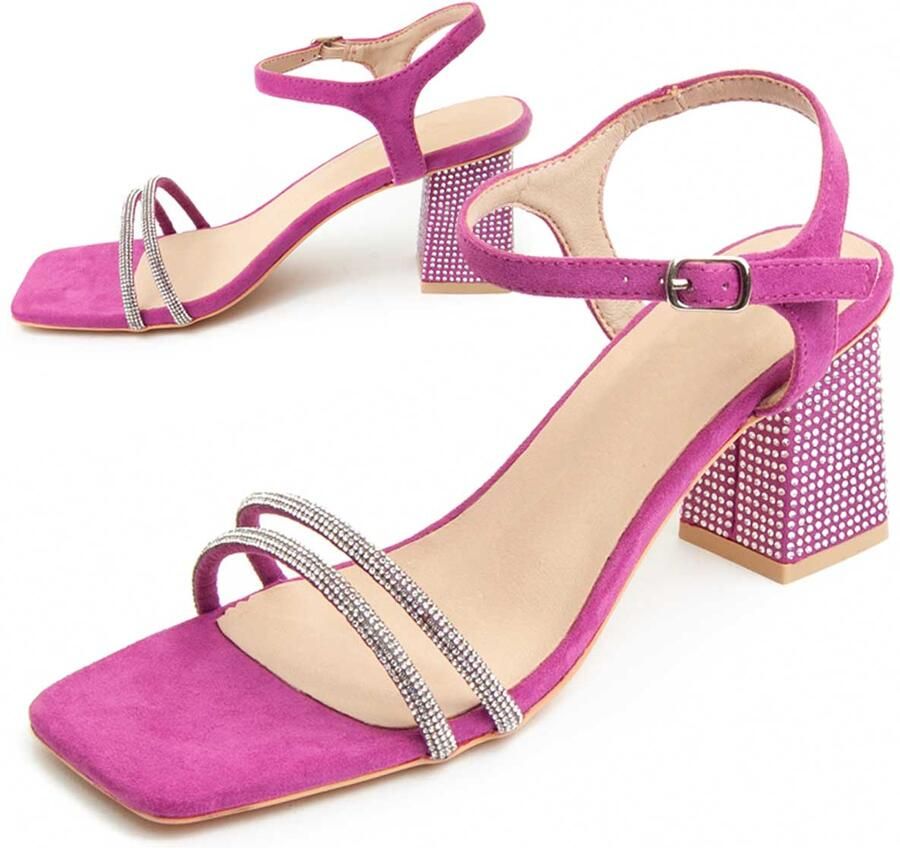 Montevita Heel Sandal Sanndarey10 In Fuchsia