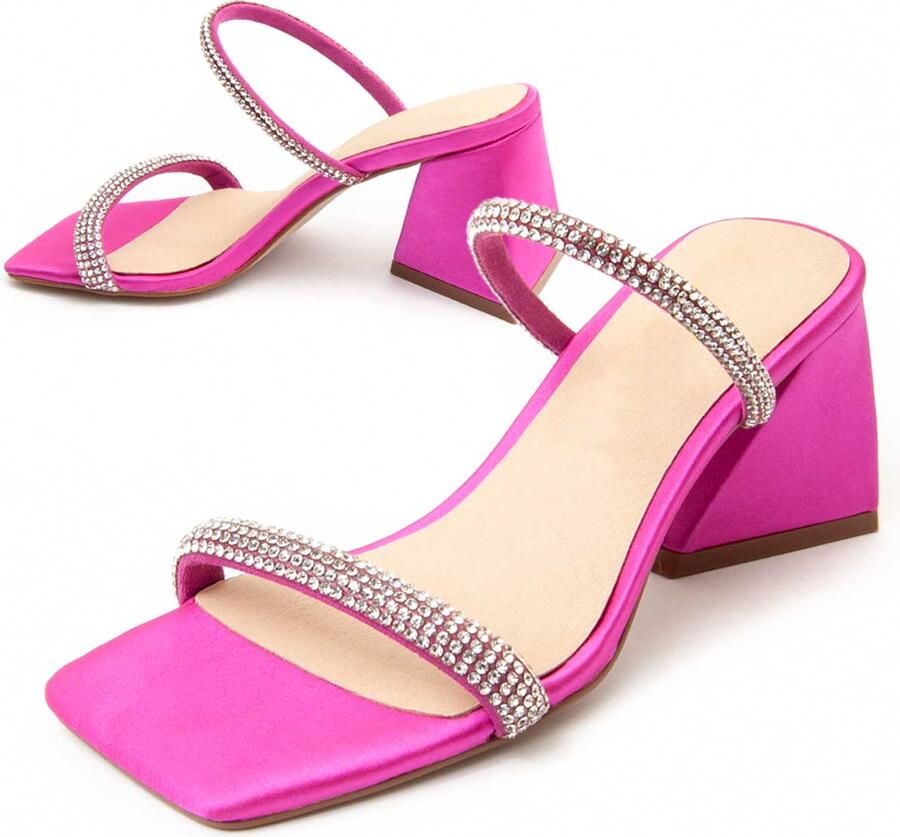 Montevita Heel Sandal Sanndarey2 in Fuchsia