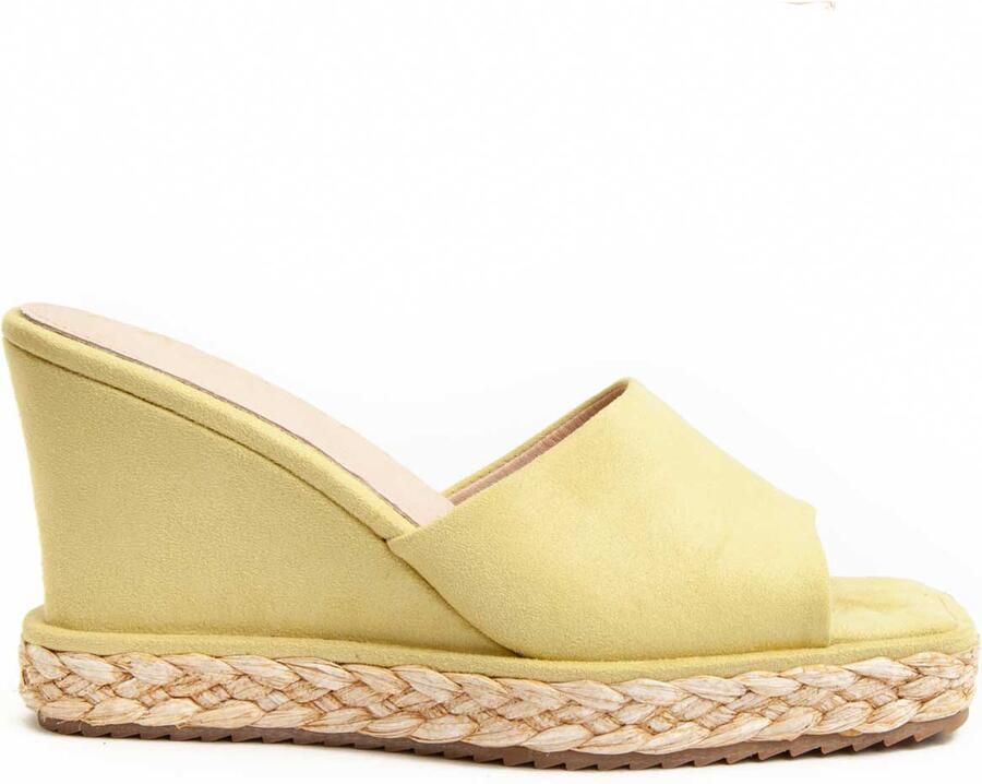 Montevita Heel Sandal Sparto2121 Geel