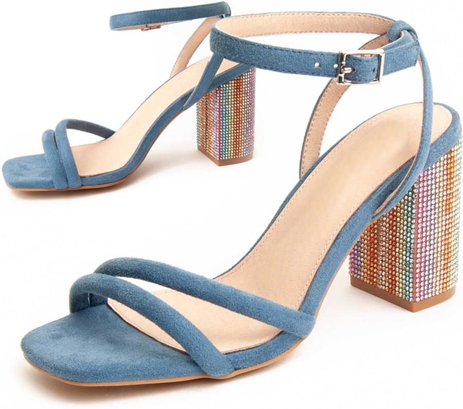 Montevita Heel Sandalen Sanndarey7 In Blauw