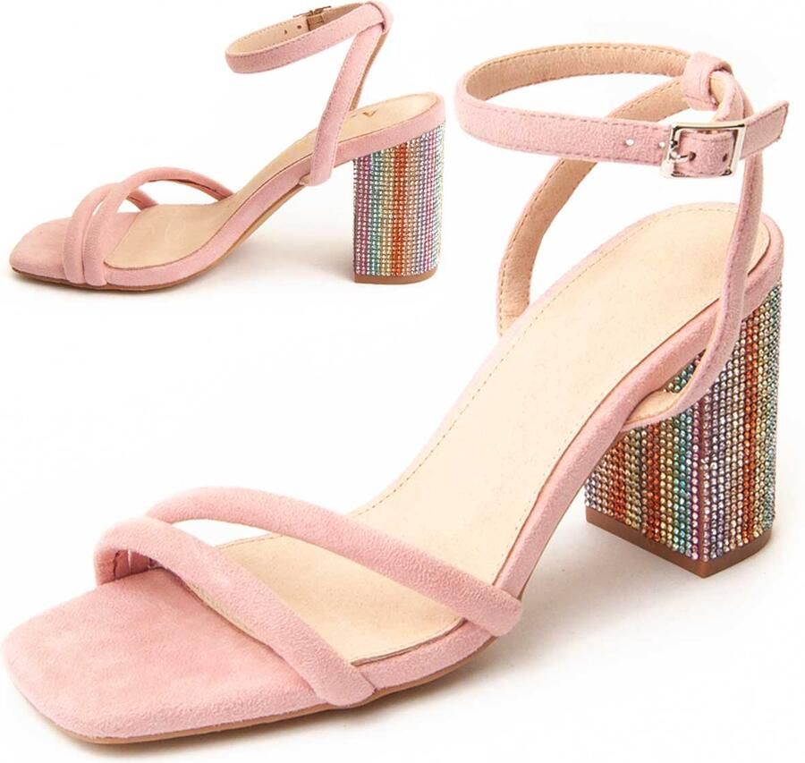 Montevita Heel Sandalen Sanndarey7 In Roze