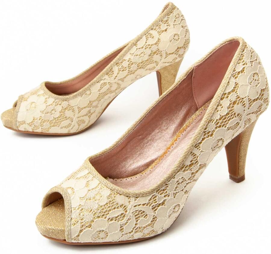 Montevita Heel Shoe Unne9 in Goud