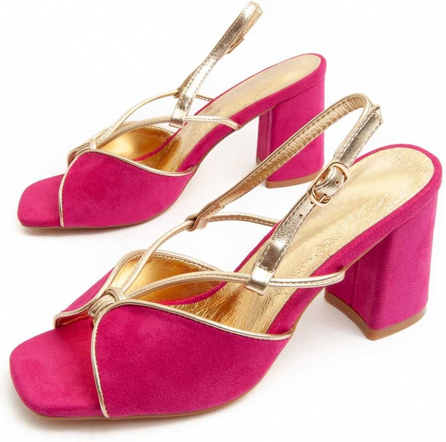 Montevita Heelsandaal Sanndal6 in Fuchsia