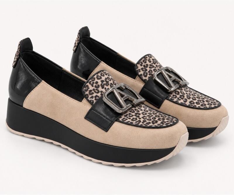 Montevita mocassin voor dames beige