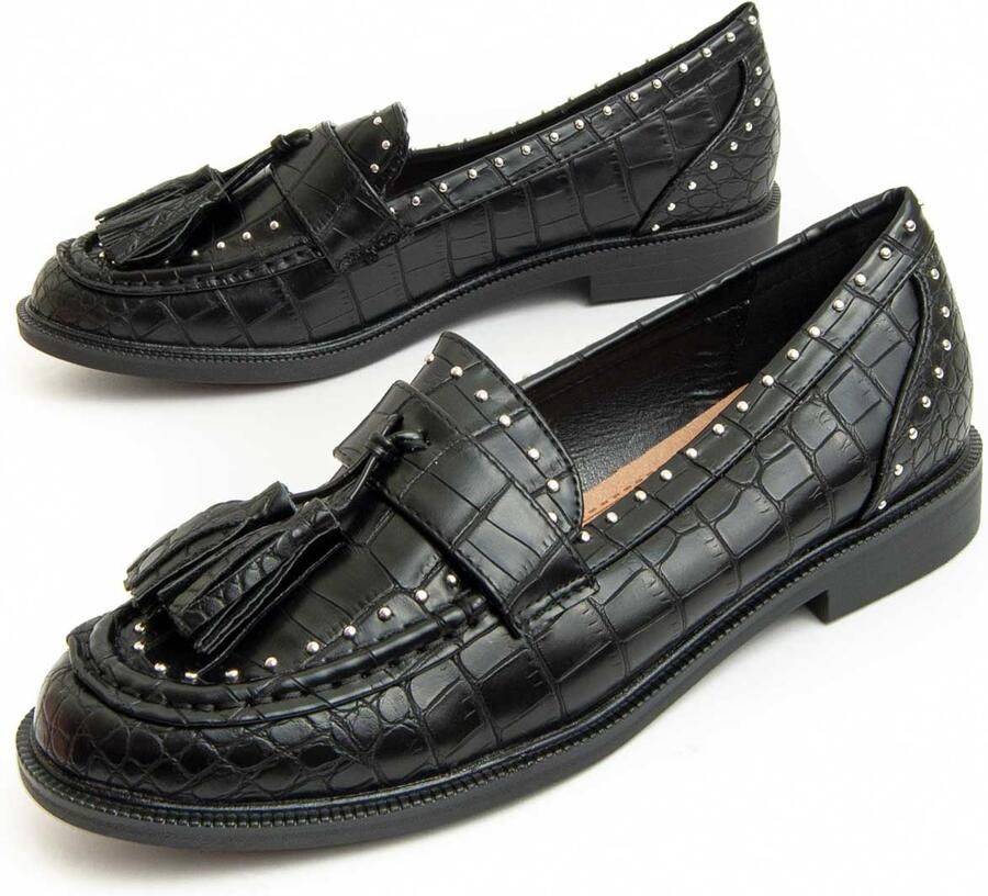 Montevita Moccasins Moccavita12 in Zwart