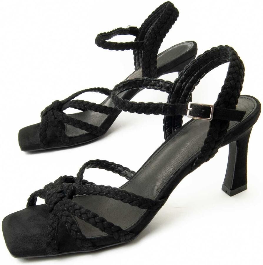 Montevita Montevida Heel Sandal Sandal22 in Zwart