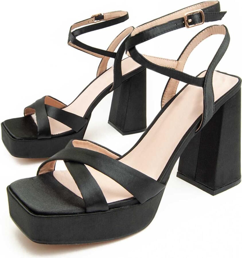 Montevita Montevida Heel Sandalen Festsand11 in Zwart