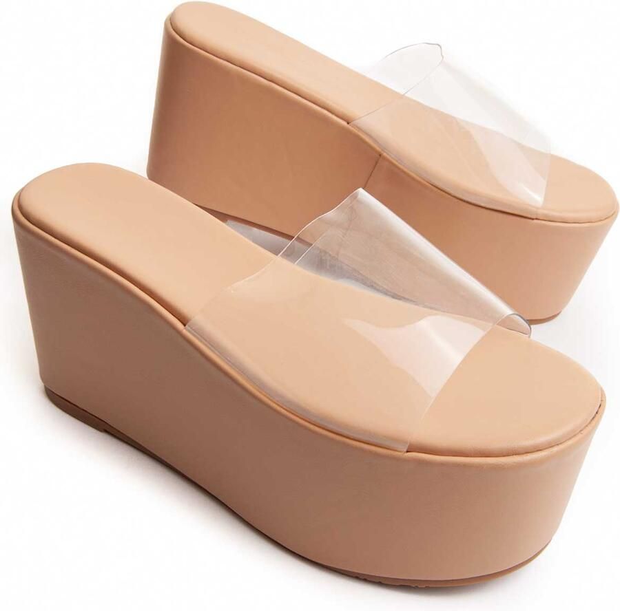 Montevita Platform Sandalen Platero in Beige