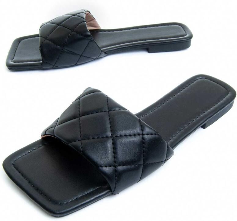 Montevita platte sandalen Palanti zwart