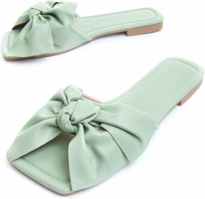 Montevita platte sandalen Palanti2 groen