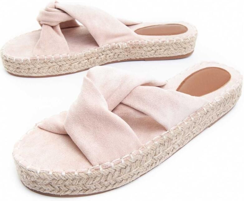 Montevita platte sandalen Palanti4 roze