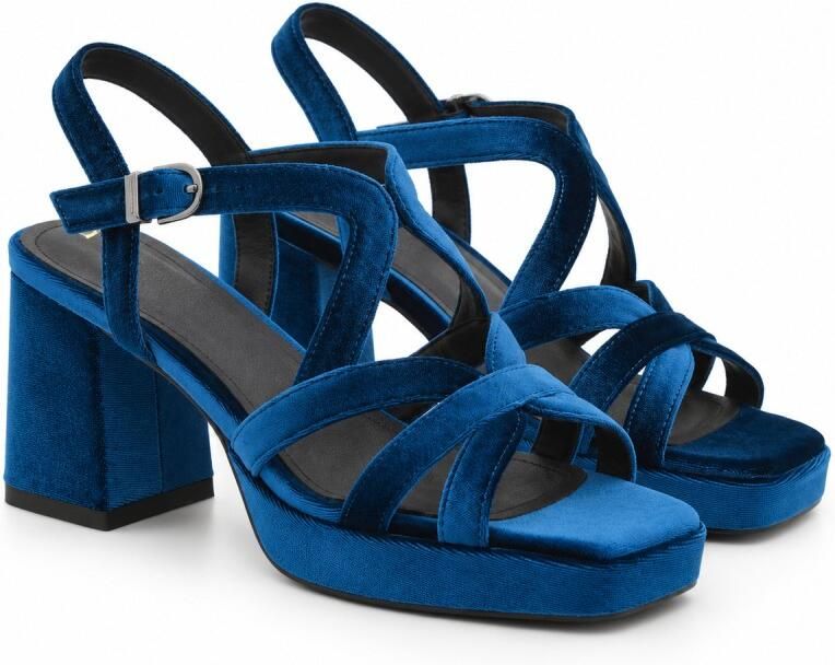 Montevita sandaal met hak voor dames blauw