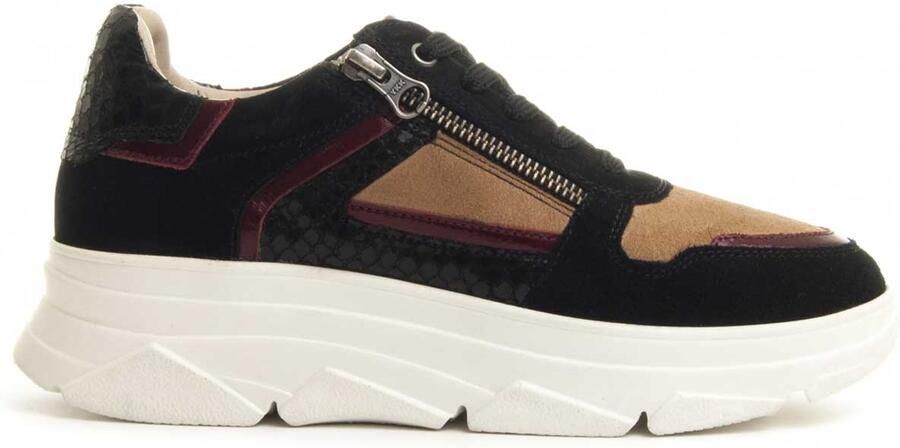 Montevita sneaker savage4 in zwart