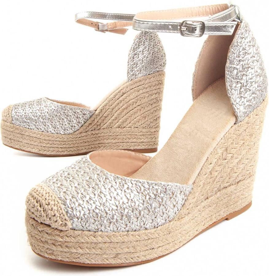 Montevita Wedge Sparto Luca In Zilver