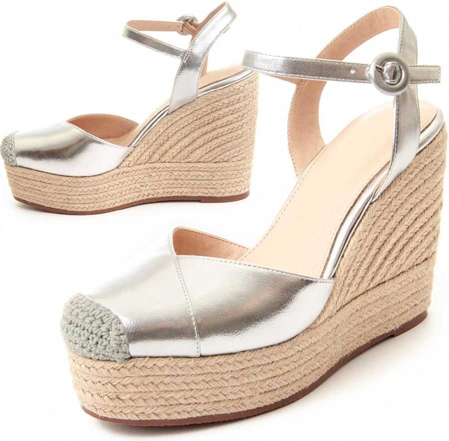 Montevita Wedge Sparto Wesparto4 In Zilver