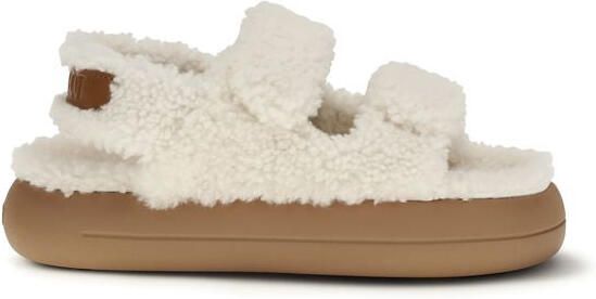 Moon boot Witte Polyamide Platte Sandalen