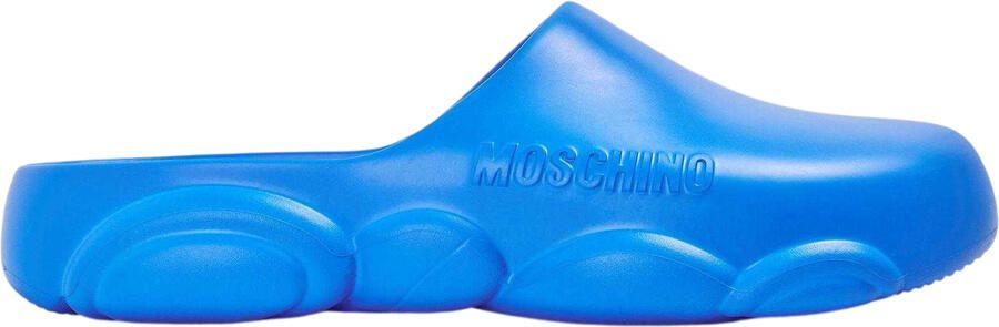 Moschino Platte slippers voor heren (Blauw)