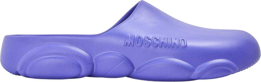 Moschino Platte slippers voor heren (Paars)