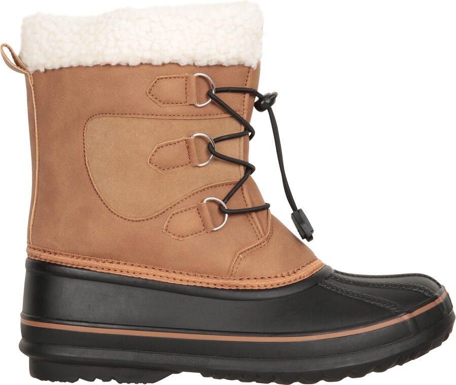 Mountain Warehouse Adaptieve sneeuwlaarzen voor kinderen Kinderen (Tan)