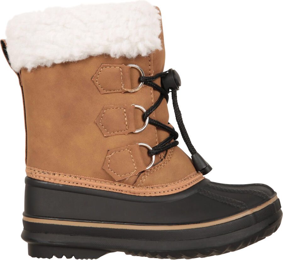 Mountain Warehouse Adaptieve sneeuwlaarzen voor peuters (Bruin)