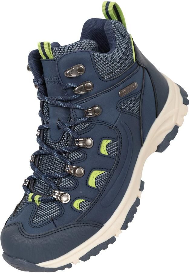 Mountain Warehouse Adventurer waterdichte wandelschoenen voor kinderen (Blauw)